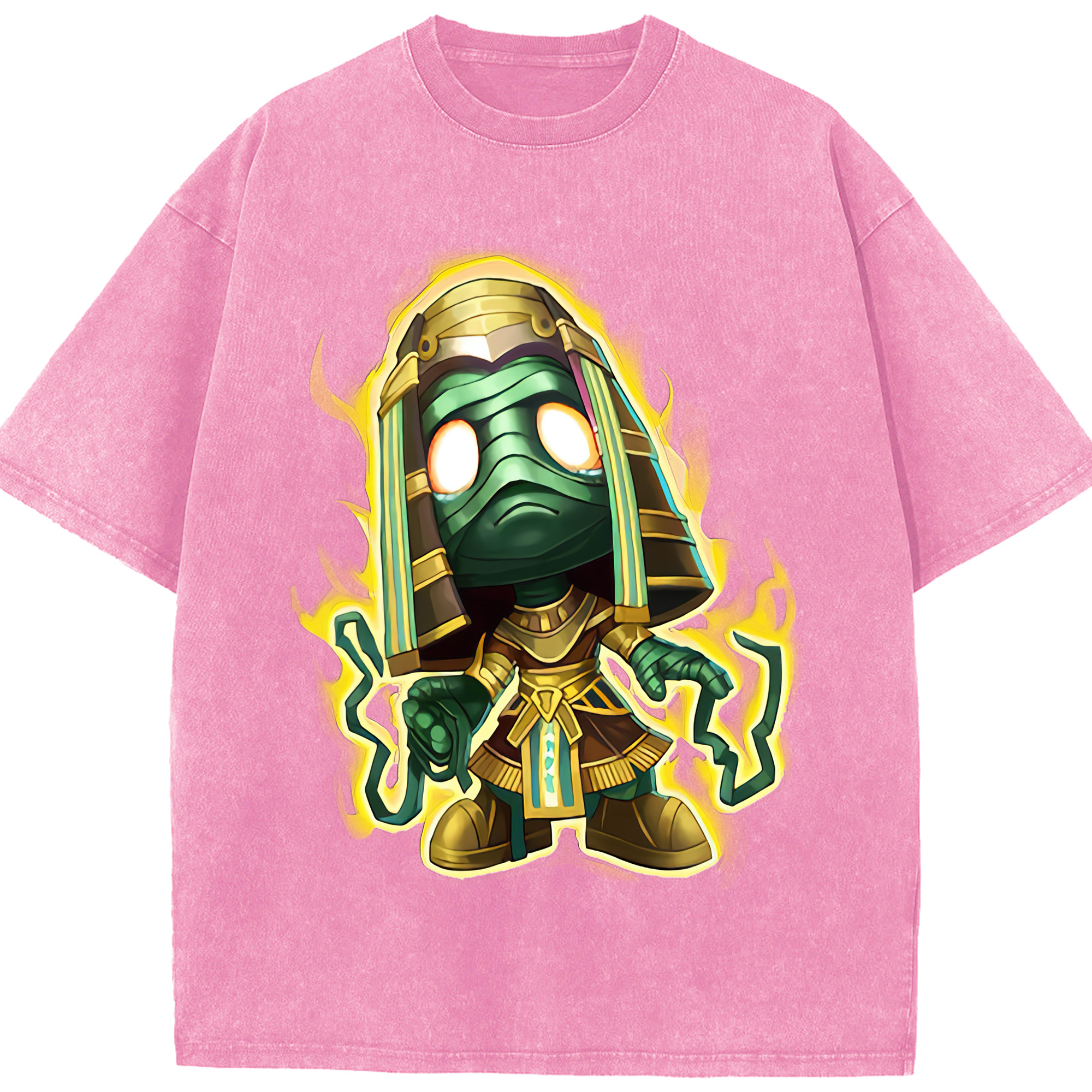 リーグ・オブ・レジェンド League of Legends LOL 綿100% ヴィンテージ風 半袖Tシャツ（フロントプリント）